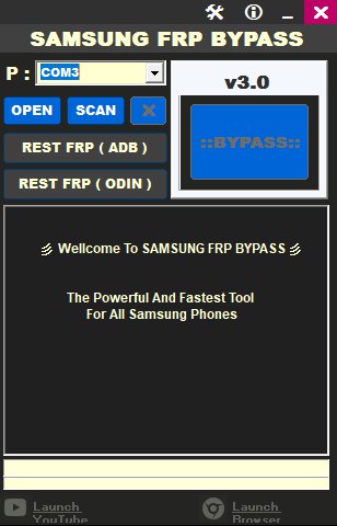 SAMSUNG FRP UNLOCK V3.0 TOOL – POWERFUL & FAST 2024