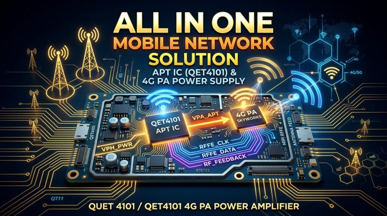 All In One Mobile Network Solution: APT IC (QUET 4101) Diagram & 4G PA Repair Guide | Hardware Solution
