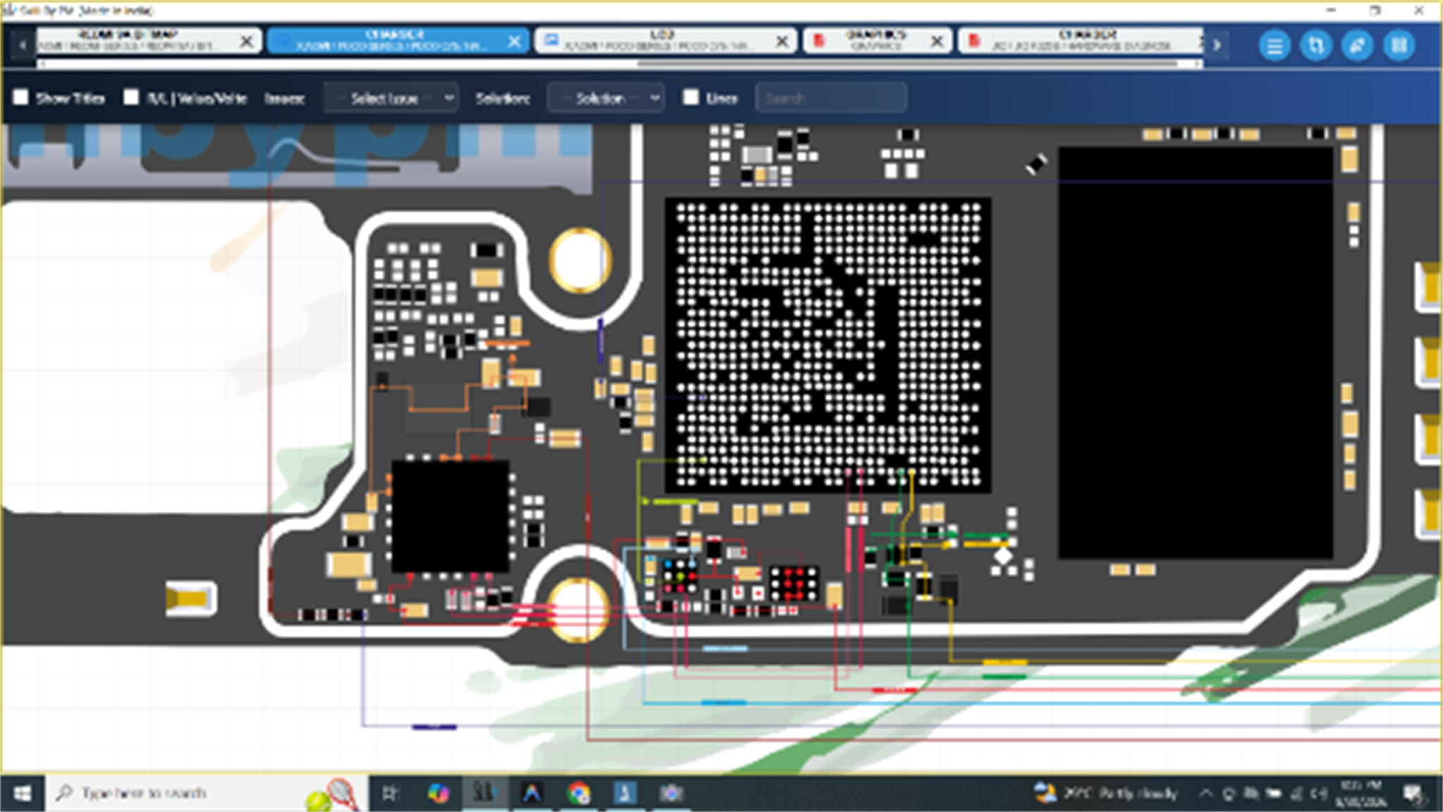 Poco C75 Charging Section Full Schematic Zoom 2K HD