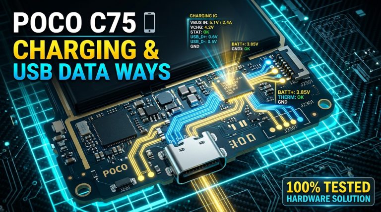 Poco C75 / Redmi 14C Charging & USB Data Ways | Hardware Solution