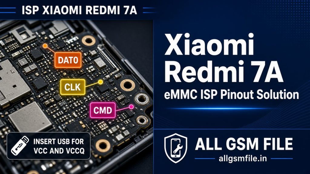 Redmi 7A ISP Pinout